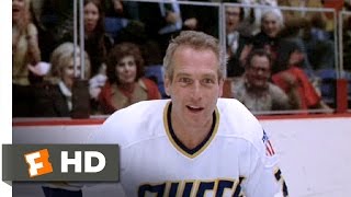 Slap Shot 510 Movie CLIP  Reg Taunts the Goalie 1977 HD [upl. by Orutra]