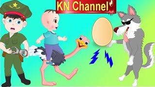 Hoạt hình KN Channel CHÓ SÓI ĂN TRỘM TRỨNG ĐÀ ĐIỂU VÀ CÁI KẾT GIÁO DỤC MẦM NON [upl. by Collin365]