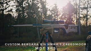 Custom Bergara B14 HMR 65 Creedmoor MDT XRS  Range Day  Tripod Work [upl. by Jaquelyn]