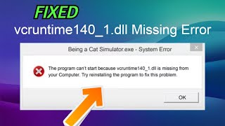 2024 Fix  vcruntime1401dll Missing Error Windows 1011 2 Solutions [upl. by Haidabez]