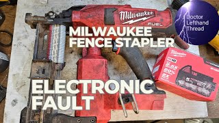 Milwaukee M18FFUS Fencing Stapler firing issues [upl. by Iras]