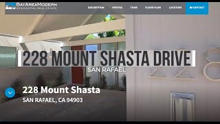 228 Mount Shasta Drive San Rafael 1900000 [upl. by Cherise272]