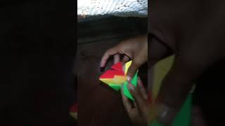 pyramid Rubik s cube slove in 4 steps shorts shortsfeed cube puzzletricks [upl. by Talbert768]