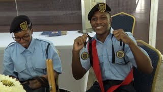 TT Paramilitary Police Youth Club Induction And Flag Ceremony [upl. by Allerbag]