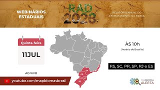 Webinário estadual RAD2023  ES RJ SP PR RS e SC [upl. by Jer]