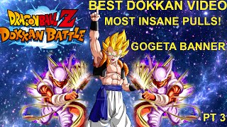 HOLY  GOGETA  JANEMBA BANNER BEST PULLS wNanogenix DOKKAN BATLLE [upl. by Hgeilhsa]