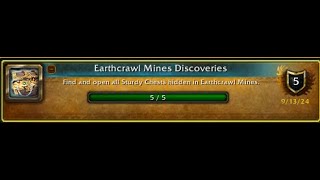 How To Get The Earthcrawl Mines Discoveries Achievement Isle Of Dorn Delve [upl. by Ellemaj]