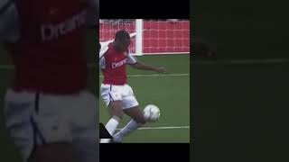 Henry’s legendary goal vs Man Utd premierleague arsenal manutd legendary football [upl. by Ielerol]