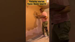 Plastering diy renovation construction limeplaster plastering plasterer plaster shorts [upl. by Barvick]