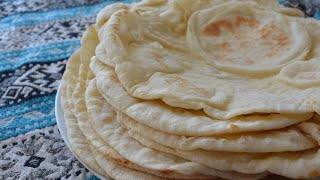 Lebanese Flatbread  Quick  No knead  Vegan [upl. by Silverstein104]