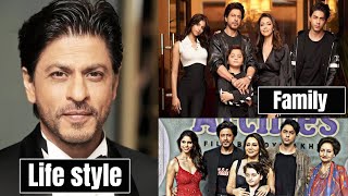 Shah Rukh Khan Lifestyle 2023 Income House Cars Biography Neta Worth Business amp Family [upl. by Drue]