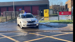 CDDFRS County Durham And Darlington Fire And Rescue Service Unmarked Fire Skoda Responding [upl. by Drofdarb]