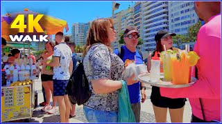 【4K】WALK 🇧🇷 COPACABANA 🏖 Rio de Janeiro Brazil 2023 [upl. by Nolos]