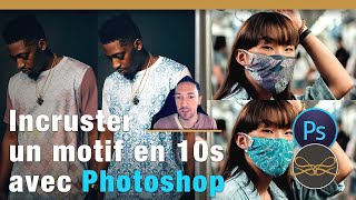 Tuto  Incruster un motif sur du tissu avec Photoshop [upl. by Wassyngton]