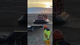 Hoylake RNLI hovercraft arriving home Hovercraft RNLI [upl. by Kantor]