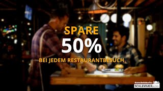 Der Schlemmerblock – Spare 50 bei deinem nächsten Restaurantbesuch [upl. by Je]