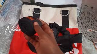 Boxing Bag Unboxing  Hand wraps  Aurion boxing  Ntube [upl. by Coulombe]