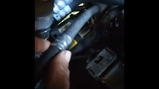 GMC Acadia AC Line Leaking Refrigerant Power Steering Hose Rubbed a hole in AC line [upl. by Dleifyar]