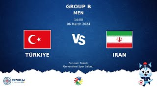 TÜRKYIE vs IRAN  Futsal DEAFLYMPICS ERZURUM 2024  Men Group Stage [upl. by Sion889]