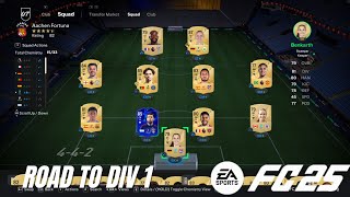 EASPORTS FC 25 DIVISION 6 GAMEPLAY POOR MAN ONLY PACKS ALLOWED [upl. by Ariew]