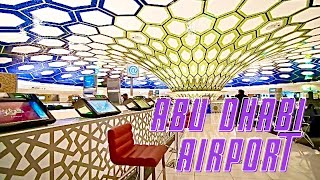 Inside Abu Dhabi International Airport  India Travel Abu Dhabi [upl. by Aranaj]