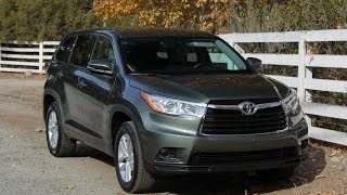 2014  2015 Toyota Highlander First Drive Review and Road Test [upl. by Googins]