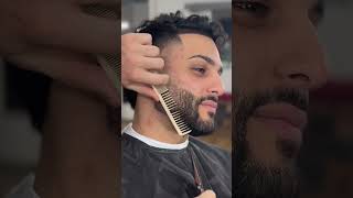 Would you get this beard fade 🧔🏻🔥 barber beard barbershop beardclub haircut bearding [upl. by Justina766]