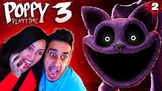 MI AMIGO GRITA MAS QUE YO 😱 POPPY PLAYTIME CHAPTER 3 Parte 2 🔥 Sandra Cires Play [upl. by Kelci]