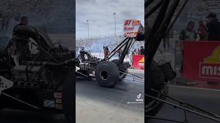 NHRA Top Fuel Dragster Tire Growth 😳 [upl. by Killie]