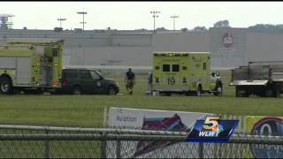 Pilot wing walker killed in crash at Dayton Air Show [upl. by Tatman]