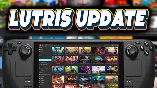 Lutris update for Steam Deck  More Third Party Launcher Support BattleNet Epic Games and more [upl. by Lenoel501]