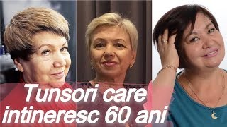 Modele de 🌹 tunsori care intineresc peste 60 ani [upl. by Hertz]