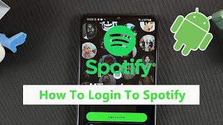 How To Login To Spotify On Android [upl. by Alrahs496]