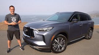 Is the ALL NEW 2022 Infiniti QX60 a midsize luxury WORTH the PRICE [upl. by Anerol]