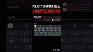 V BADGE ABHISHEK BHAI UID 🤫 freefire totalgaming viralshorts shorts [upl. by Anidene]