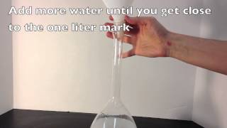 Making a 1 M NaCl solution [upl. by Sewellyn643]