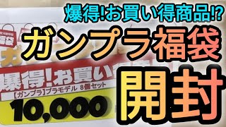 ガンプラ福袋開封！駿河屋の10000円ガンプラ福袋を開封しました！ガンプラ福袋開封 ガンダム駿河屋 [upl. by Esojnauj460]