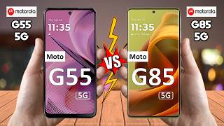 Motorola Moto G55 Vs Motorola Moto G85  Full Comparison 🔥 Techvs [upl. by Adamo]