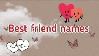 Names for best friends Group names [upl. by Hasty573]