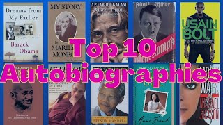 Top 10 Autobiographies  Famous Personalities  Deepikas Creativity [upl. by Sad]