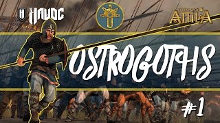 Total War Attila  Ostrogoths 1 Looking for a Home [upl. by Timms363]