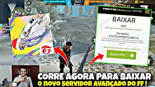 COMO BAIXAR E ENTRAR NO SERVIDOR AVANÇADO DO FREE FIRE  COMO CONSEGUIR CODIGO DE ATIVAÇÃO DO FF ADV [upl. by Inavoig]