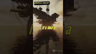 Tallest Oil Platform In The World Petronius shorts trending viral facts subscribe [upl. by Rabiah]