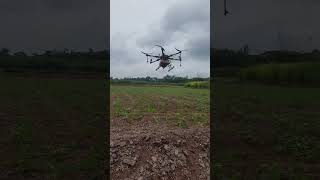 Soyabean Weedicide Spray by Drone l Targa SuperSyren weedicides dhanuka dhanukaagritech bharat [upl. by Nuawtna737]