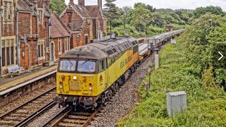 Grid 56094 thru Kent Halling SidingsHoo Jc 14524 [upl. by Ahsaei796]