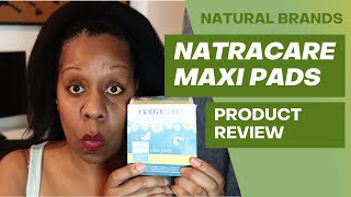 NatraCare Natural Maxi Pads  Feminine Health [upl. by Ahcilef]