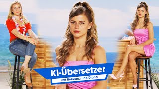 Diana und Rébecca verstehen mit dem KISprachübersetzer im Urlaub fast jede Sprache PEARLTV [upl. by Mclyman]