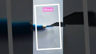 nikesh name art pencilart [upl. by Clarhe]