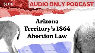 Arizona Territory’s 1864 Abortion Law  Political Gabfest [upl. by Keynes]