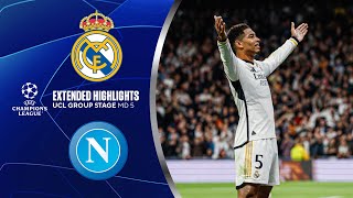 Real Madrid vs Napoli Extended Highlights  UCL Group Stage MD 5  CBS Sports Golazo [upl. by Hylton]